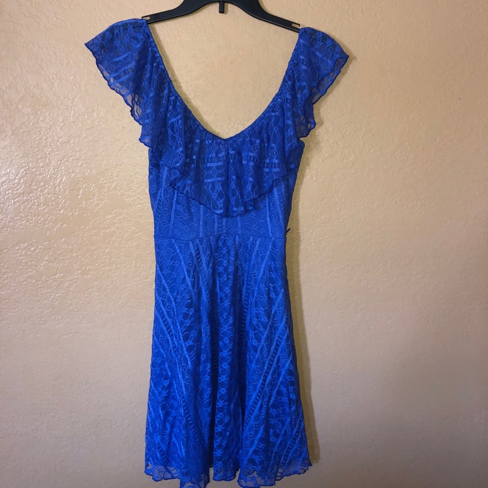 Blue lace summer dress!